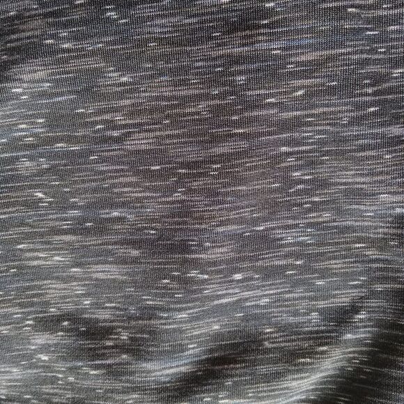 90 Degree by Reflex Marled Charcoal Gray Speckled Capri Leggings Women's Small - Picture 10 of 12